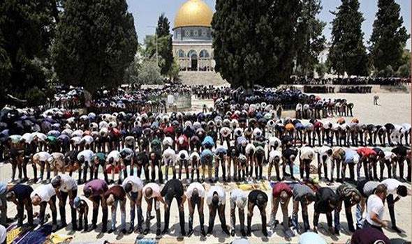 الدار البيضاء اليوم  - صلاة الغائب على روح ريان في المسجد الأقصى