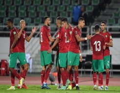 الدار البيضاء اليوم  - إشتباك بين لاعبي المنتخبين المغربي والمصري بعد نهاية المباراة