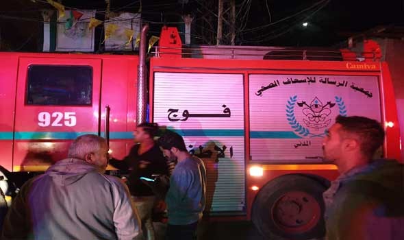 الدار البيضاء اليوم  - إنفجار مستودع أسلحة في مخيم فلسطيني في جنوب لبنان يودي بحياة ١٣ شخصاً وعشرات الجرحى