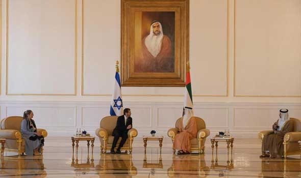 الدار البيضاء اليوم  - الرئيس الإسرائيلي يَصِل إلى الإمارات في زيارة هي الأولى من نوعها